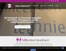 Tablet Screenshot of liftintermediair.nl
